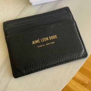 Aimé Leon Dore leather card case wallet